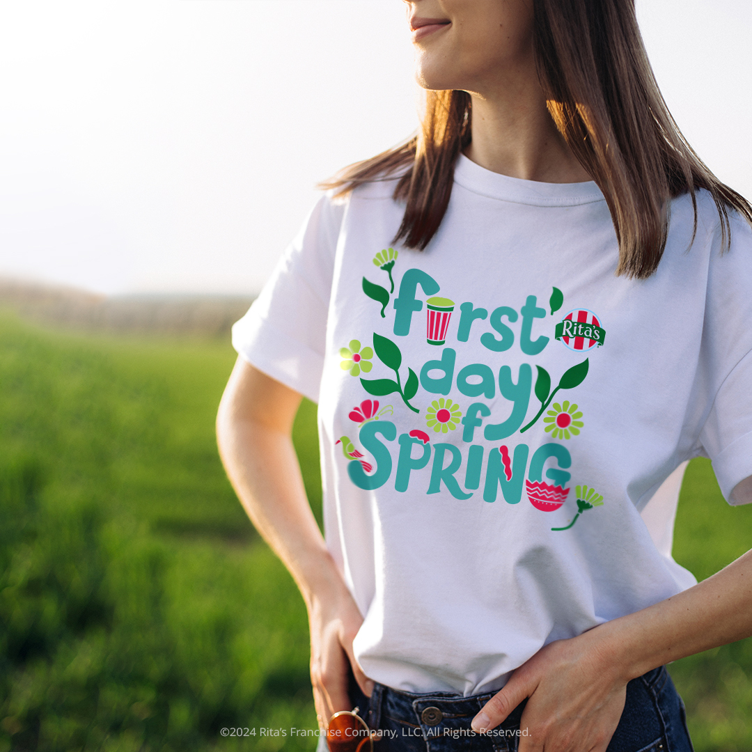 👕 First Day of Spring T-Shirt Giveaway 👕 Celebrate the start of the season with some cool Rita’s gear 🌸 We’re giving away 10 limited-edition Spring T-shirts! Follow the steps below to enter!✨ Here's how to enter: 1️⃣Follow us on Instagram (@ritasice) 📱 2️⃣Like this...