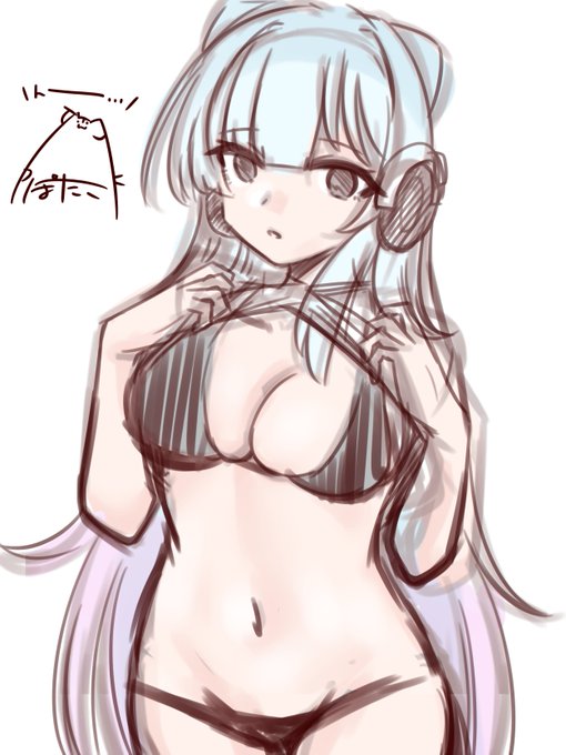 仮ラフ……悩まし……✍️🤔💦 