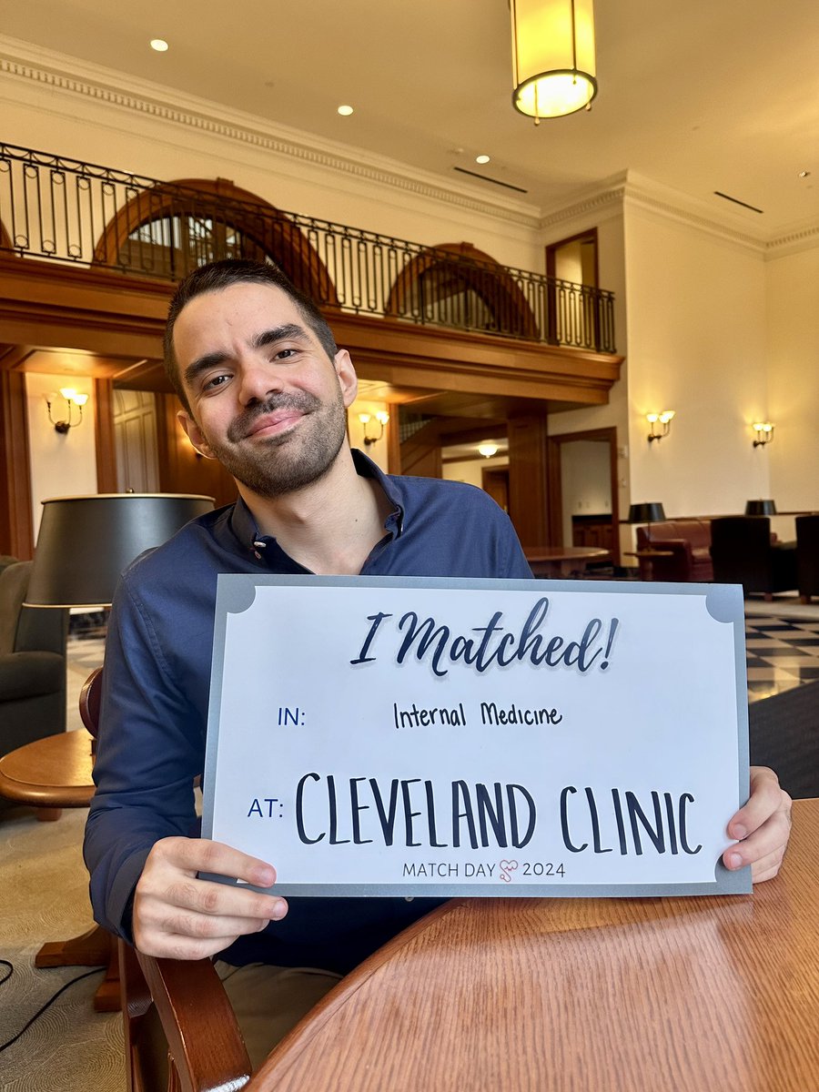 I am still so excited to have matched in the Clinician-Educator Track #CET at Cleveland Clinic Foundation!!! Incredibly grateful to my mentors @BonderAlan @Vilas_Pat @lfernandezi @Mud_Fud @vjvelezmd @AliMehdiMD, I cannot wait to start working together!