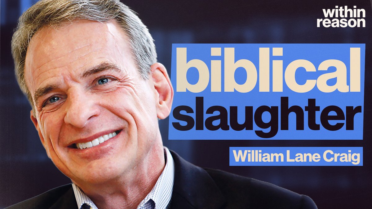 Today I speak with William Lane Craig about the Biblical slaughter of the Canaanites, something he thinks was ethically justifiable. This defence is the reason Richard Dawkins refuses to debate him. What do you think? youtu.be/WjsSHd23e0Q?si…
