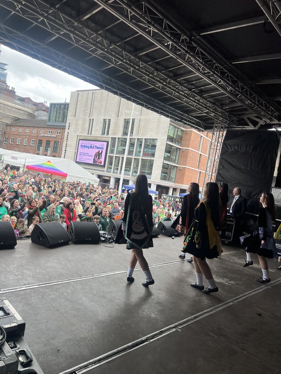 Look at that crowd <a href="/StPatsLeeds/">Leeds St Patricks Day Parade</a>