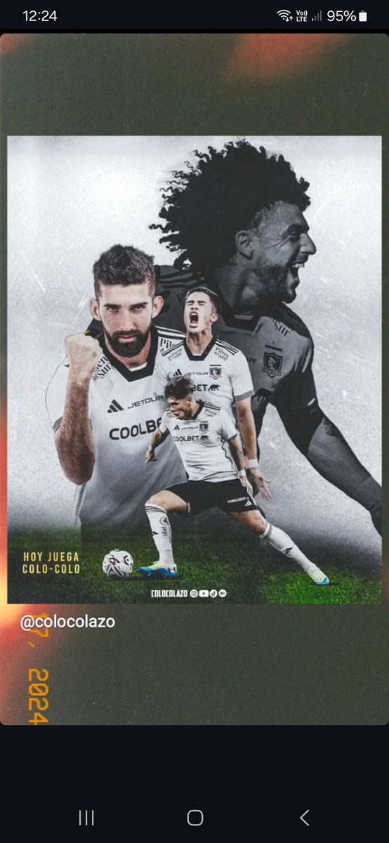 #VamosColoColo hoy es colo colo y nada más importa....eso si nos están robando el partido era penalazo árbitro ctm ladrón