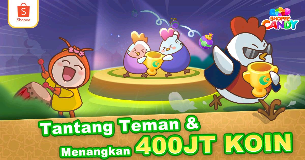 SateSakti's tweet photo. Ayo, main Liga Shopee Candy dan menangkan 400JT Koin serta iPhone 15! https://t.co/S4kPSEx5Rt https://t.co/yYZX10FXPQ