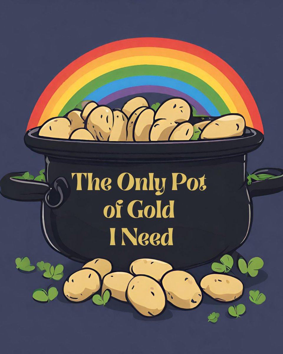 Who needs gold when we have golden Idaho® russets? #HappySaintPatricksDay