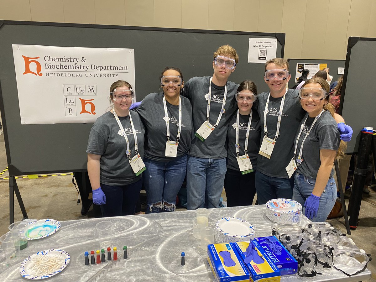 Our students are ready to present their  ChemDemo Exchange in New Orleans! <a href="/HeidelbergU/">Heidelberg University</a> <a href="/bergchemclub/">Chem Club</a>