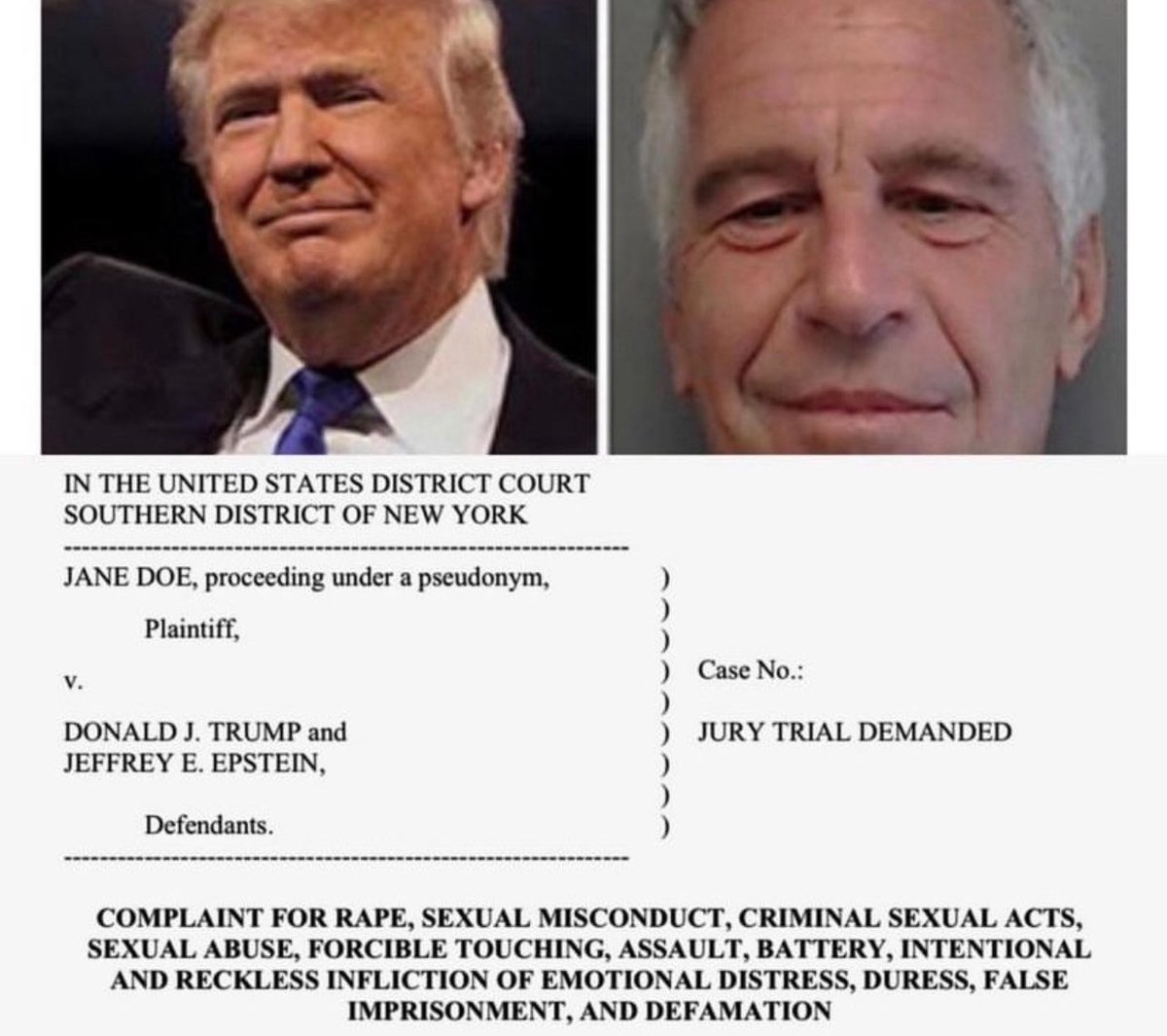 AMK_PhD's tweet photo. @RpsAgainstTrump #Trump is attacking #DeSantis again because he signed legislation to release the documents from the Florida grand jury related to #Epstein crimes! https://t.co/zJG2SN1hgM