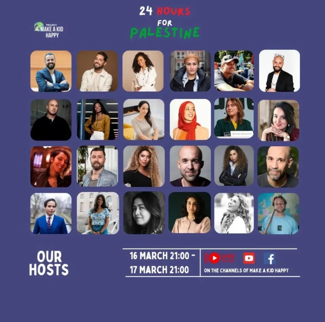 IZIsolutions's tweet image. We hebben al meer dan 30.000 euro ingezameld en nog een paar uur te gaan. Kijk live mee via Youtubekanaal van: We make a kid happy. Doneren kan via planteenolijfboom.nl/24-hours-for-p…

#24hforpalestine
