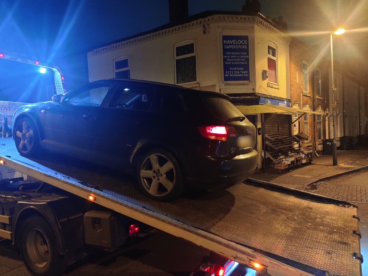 #OpElevate | 📍Havelock Road. The driver of this vehicle was stopped last night after the vehicle was showing as registered in the @LancsPolice area. Checks revealed that the driver was a non licence holder and driving without insurance.