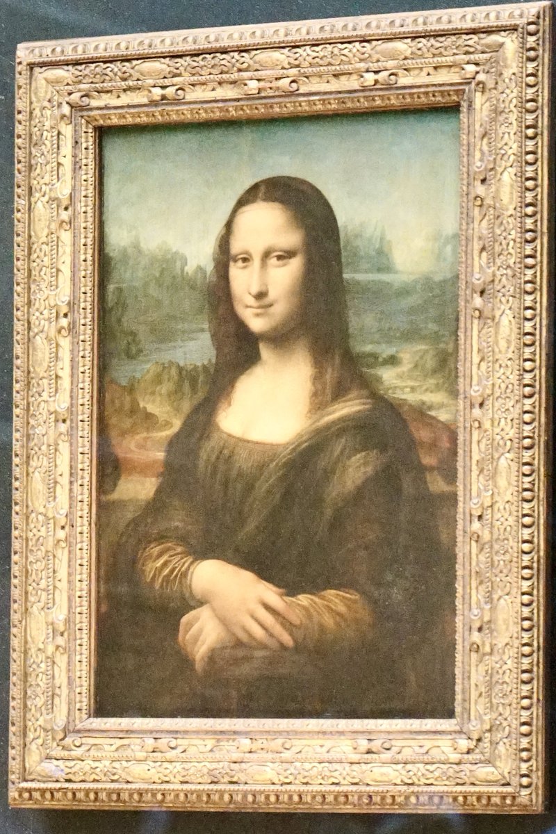 Where is Monna Lisa? She is in the most crowded place in the Louvre.