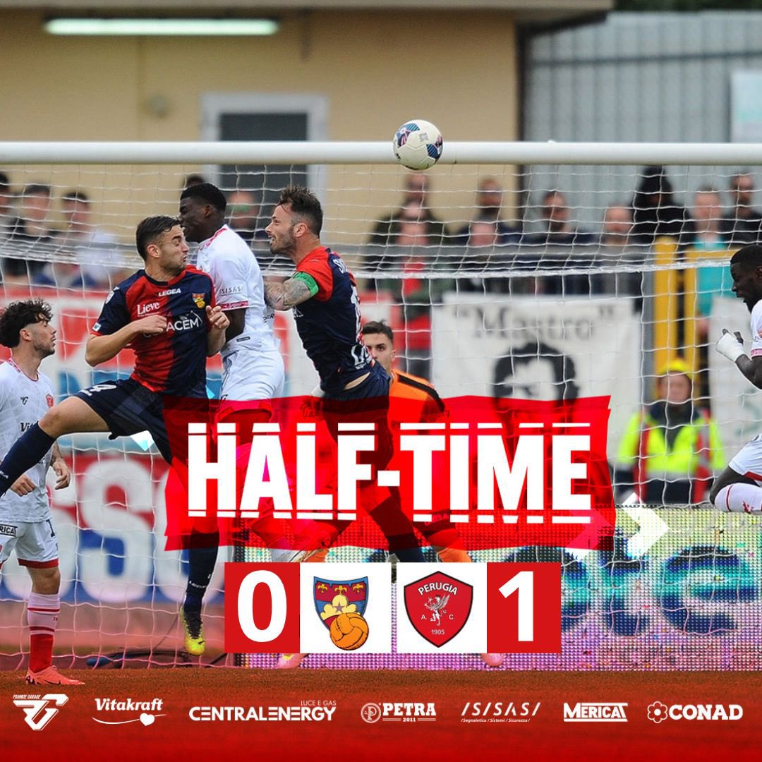 ACPerugiaCalcio's tweet photo. โ๏ธ| HALF TIME
#forzagrifo #GubbioPerugia #GUBPER @LegaProOfficial https://t.co/qZ0u0mWX7q