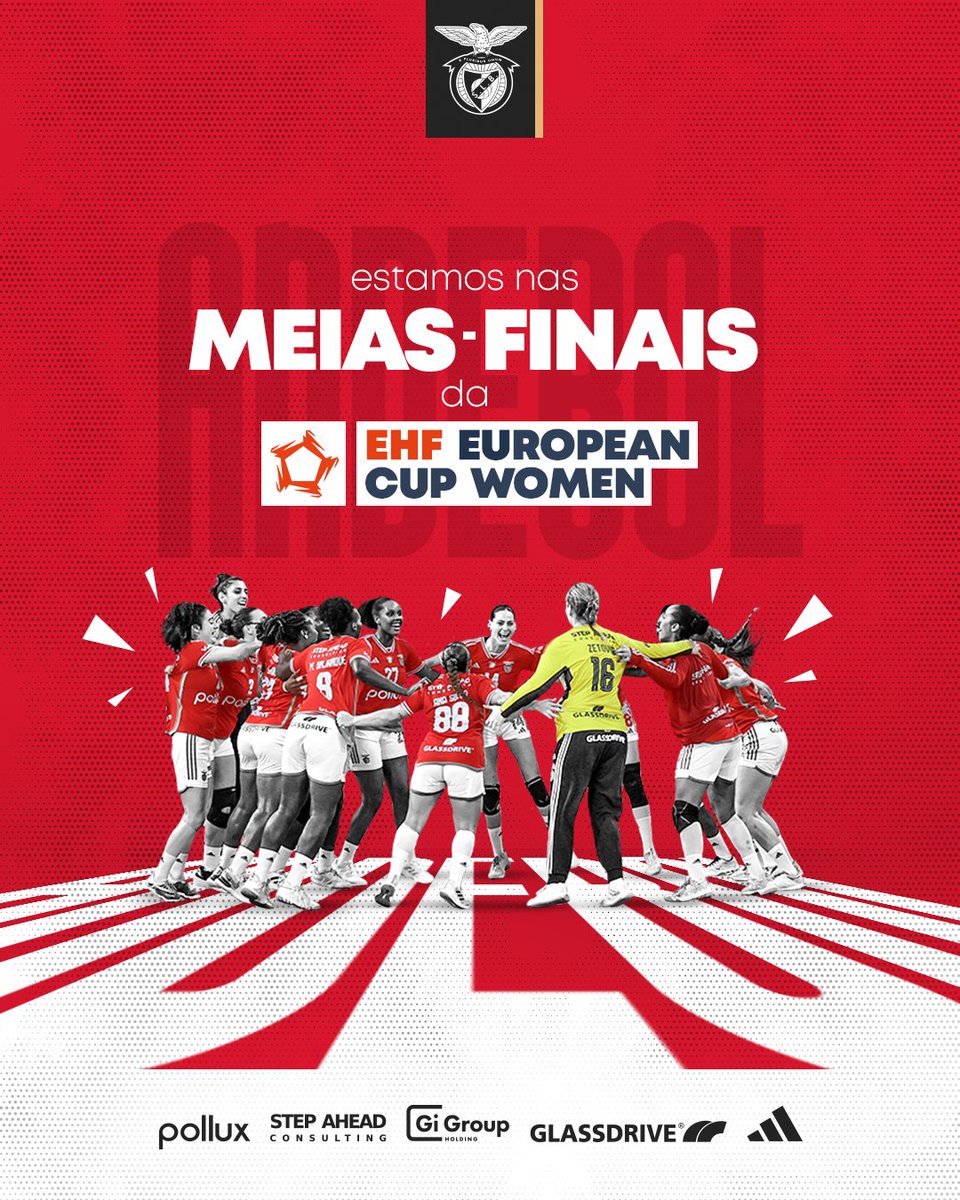 ✨ O #AndebolBenficaFem continua a fazer 𝐇𝐈𝐒𝐓𝐎́𝐑𝐈𝐀! 🦅

#Pollux #StepAhead #GiGroupHolding #Glassdrive <a href="/adidas/">adidas</a>