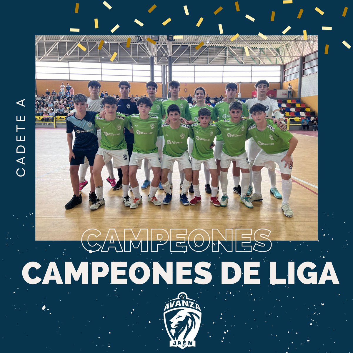 🏆 El Cadete A vence por 2-5 en la final al Linares Deportivo y se proclama Campeón de Liga 2023/2024

¡Enhorabuena campeones!

#CorazóndeLeón 💙