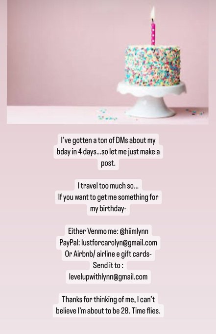 My birthday is in four days. Show me you love me 💛💕 https://t.co/QsoihWIpCg<a href="/tag/newprofilepic"class="tags"><span>#newprofilepic</span></a>