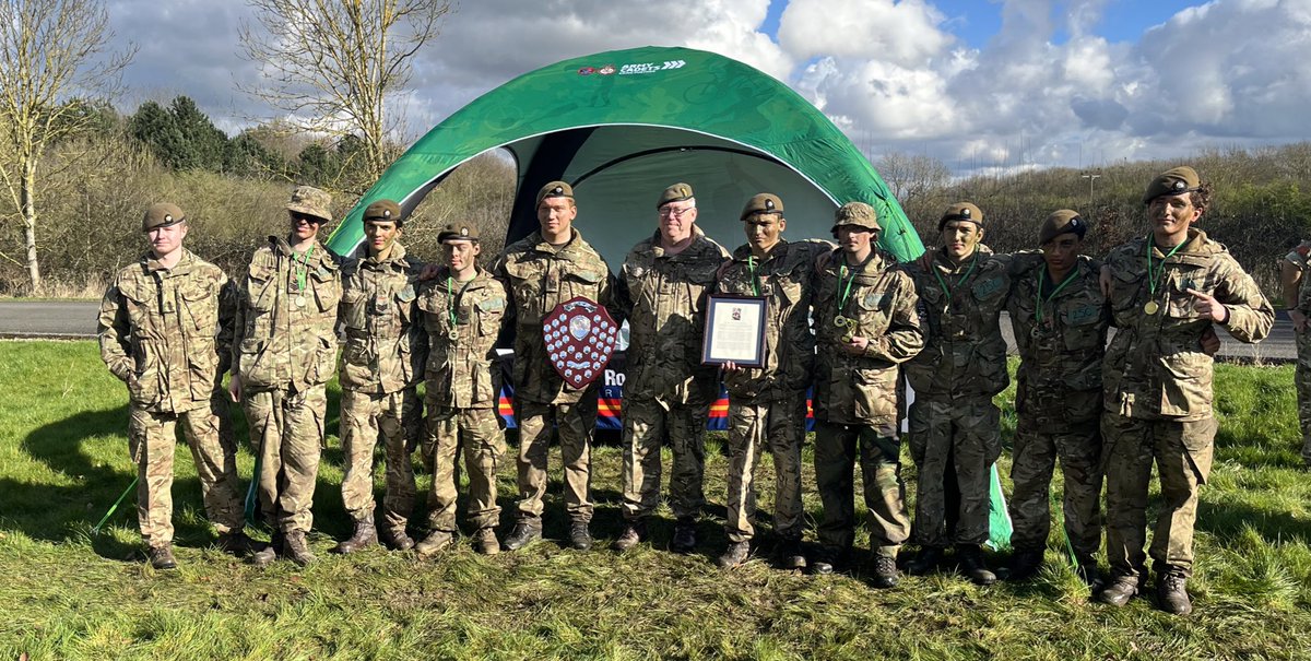Congratulations to @StColumbasHerts CCF the overall winners of the #HQCentre Ex COMBAT CADET 24! @ColCadetsACF @NationalACSMI @robpetrie73