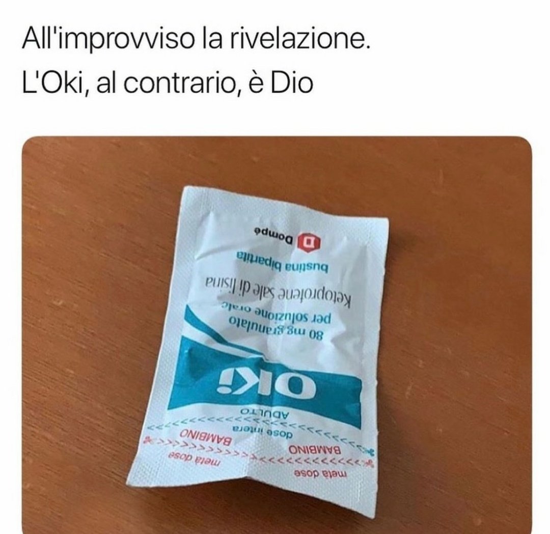 DANIELEOFFICIA1's tweet photo. SAPEVATELO...
#OKI https://t.co/PO1L5LabRV