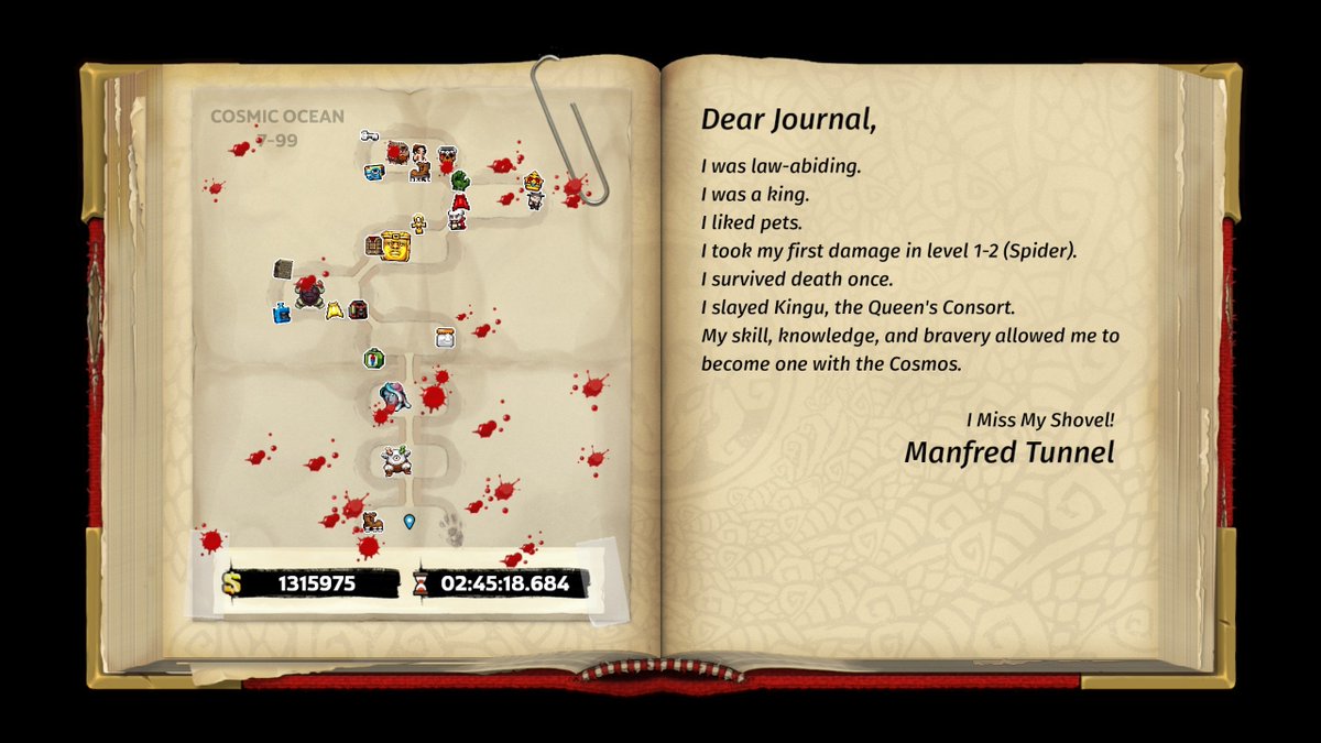 Last night, after years of attempts and returns to the game, I finally conquered Spelunky 2's Cosmic Ocean. Simply a masterpiece.