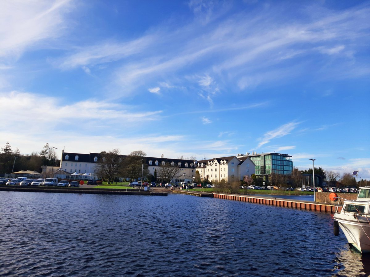 @MaiaDunphy So beautiful Maïa, 💚🍀 This is my St Patrick's day view, it's a beautiful day here at the @Hodsonbayhotel in Athlone. Hope you're enjoying the celebrations. #StPatricksDay #Ireland #IrelandIsBeautiful #Hope🦋