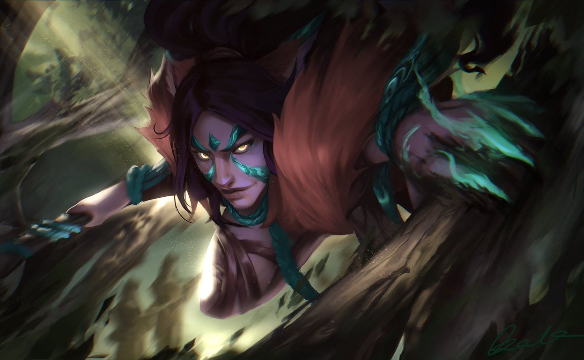 Nidalee Fanart 🐆 POV. U wanted to do something small, but u turned it into 30h fanart 🫠
#nidalee #LeagueOfLegendsArt #League_of_Legends #fanart #character #illustrationart #ilustration #art #keyart #RIOT #WildRift