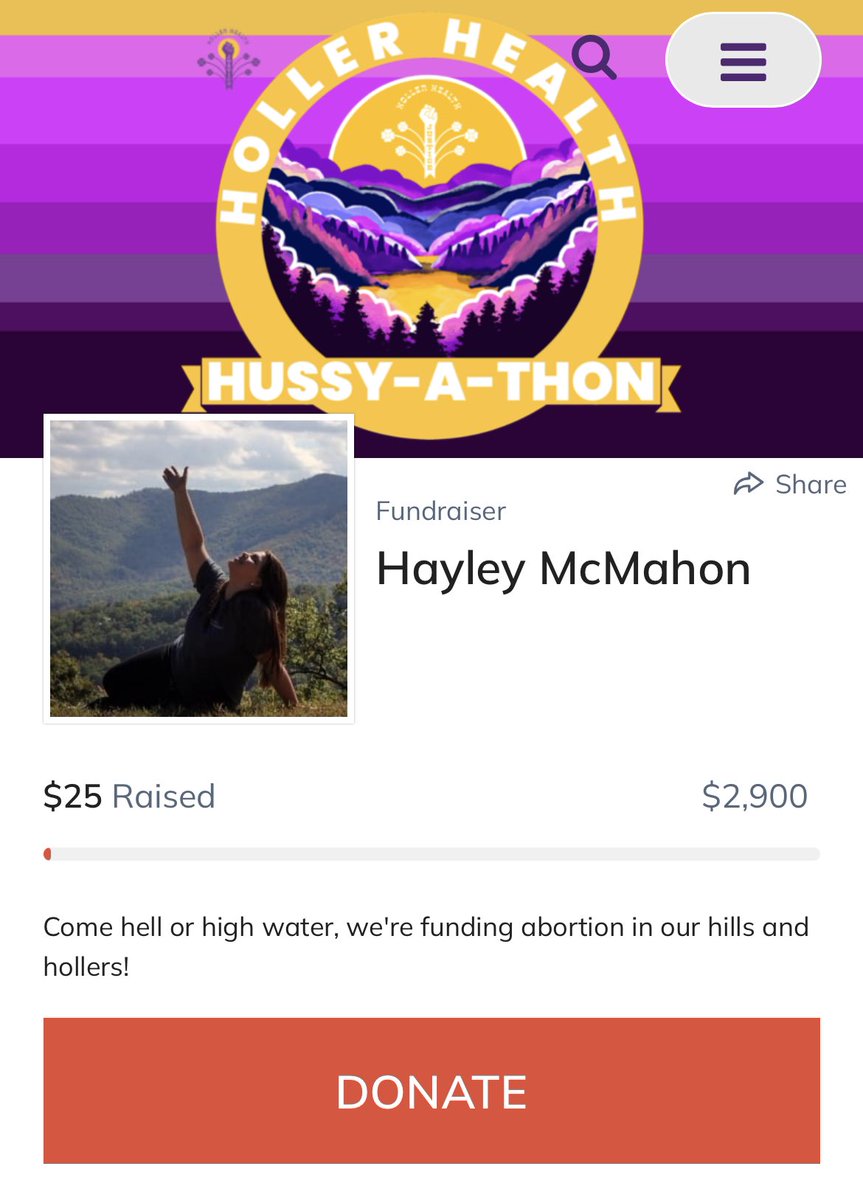 For many Appalachians, help from @HollerHealth’s abortion fund is the only thing that makes abortion possible. But HHJ has only been able to raise $400 of their $150K goal for 2024. Today is my 29th birthday—can y’all help me raise $2900 for HHJ? ☘️ fund.nnaf.org/appalachia ☘️