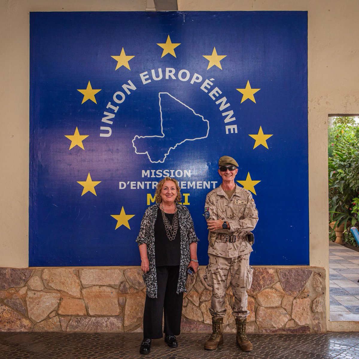 Today, the EU 🇪🇺High Representative for the Sahel, Emanuela del Re, visited the HQ 🇲🇱of @eutmmali1, where she was briefed about the Mission's personnel and resources. eutmmali.eu @eu_eeas @EMADmde #eutm_mali #eutm #europeanunion #mops