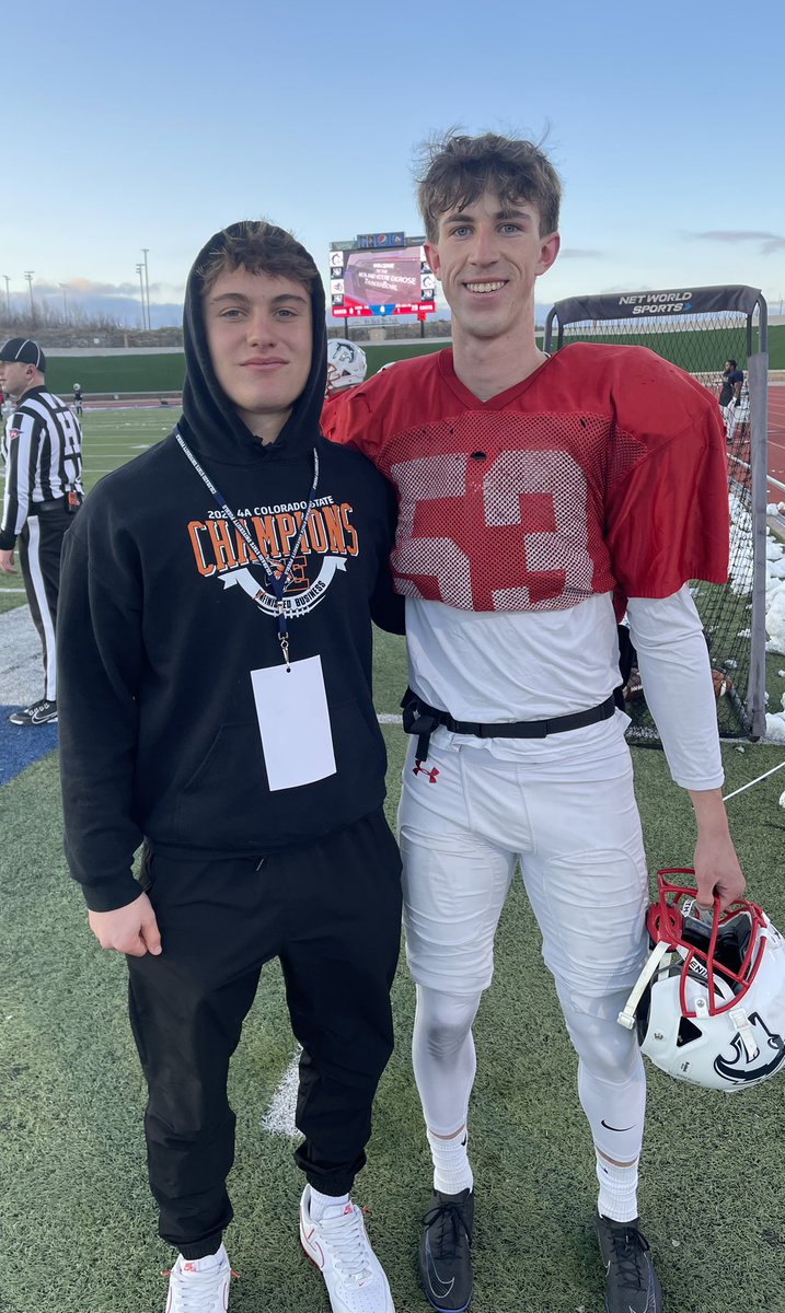 It was a fun visit up at CSU Pueblo! Thanks to all the coaches for letting me come up there. <a href="/Coach_Tuley/">Ryan Tuley</a> <a href="/GigerJeff/">Jeff Giger</a> <a href="/ErieTigersFB/">Erie High Football</a> <a href="/CoachTrombetta/">Coach Nick Trombetta</a>