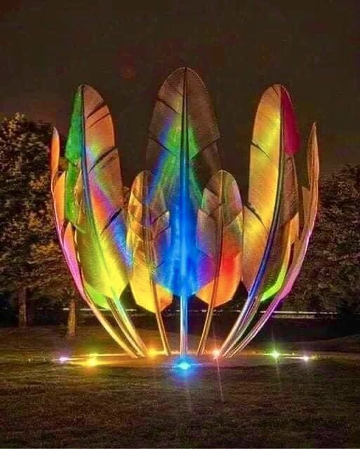 LakotaMan1's tweet photo. The Kindred Spirits monument in Cork, Ireland is a beautiful tribute to the incredible generosity the Choctaw Nation showed the Irish people during the Great Famine of 1845–1852. #StPatricksDay 🪶☘️ https://t.co/IBTUiWU7AU