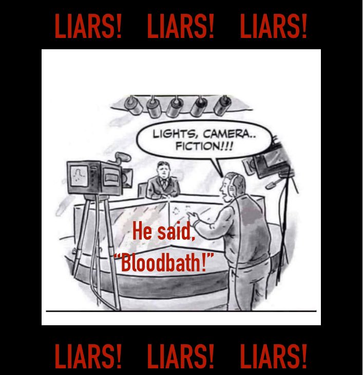 Just remember MSM reads or posts from a script given to them by their corporate overlords and the Biden Admin.  It’s not real.  It’s not truthful. It isn’t journalism!

It is propaganda, and an attempt
to wrest power from the American people and silence dissent. 

#Trump2024
