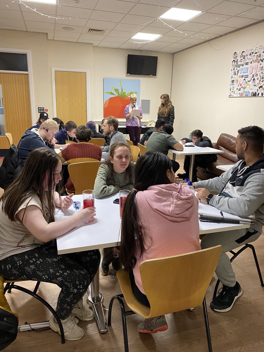 Students celebrated #WorldBookDay at the student bar on 7 March. Huge thanks to staff member, Lisa, for hosting a quiz and congratulations to the winners who snagged some awesome @Audible book vouchers. #StudentLife #LoveToRead