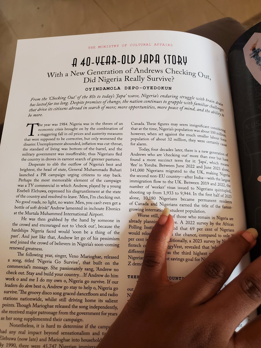 feyikemi_'s tweet photo. My @republicjournal mag is hereee 🥰🥰
You can cop yours here: https://t.co/DjKb1scrmQ

Ps, having my name on something in print = an unparalleled feeling I need to induce more often https://t.co/H8xlf35XBK