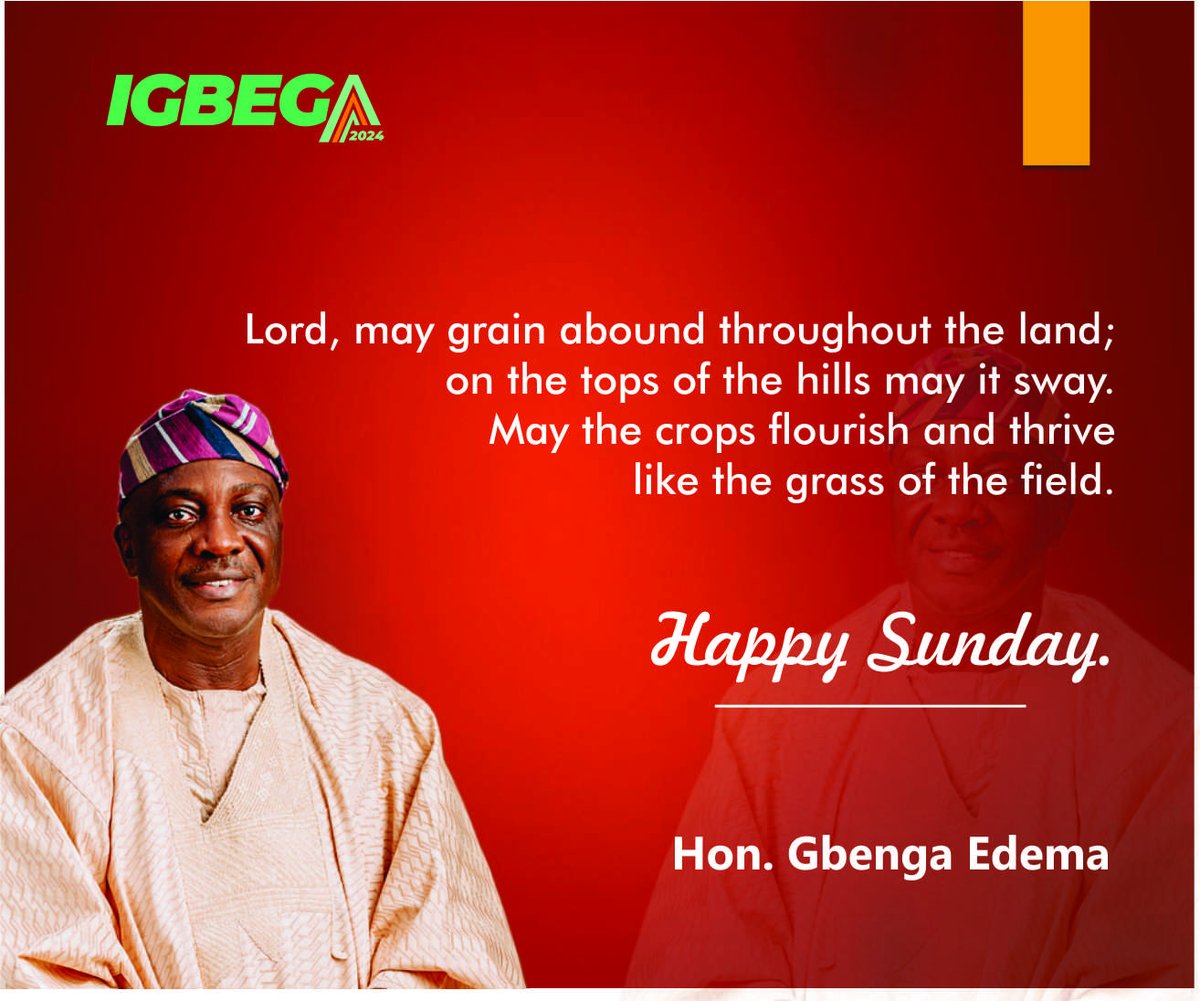 OlugbengaOEdema's tweet photo. Lord, may grain abound throughout the land; on the tops of the hills may it sway. May the crops flourish and thrive like the grass of the field. Happy Sunday. https://t.co/tlRHPHpUvQ