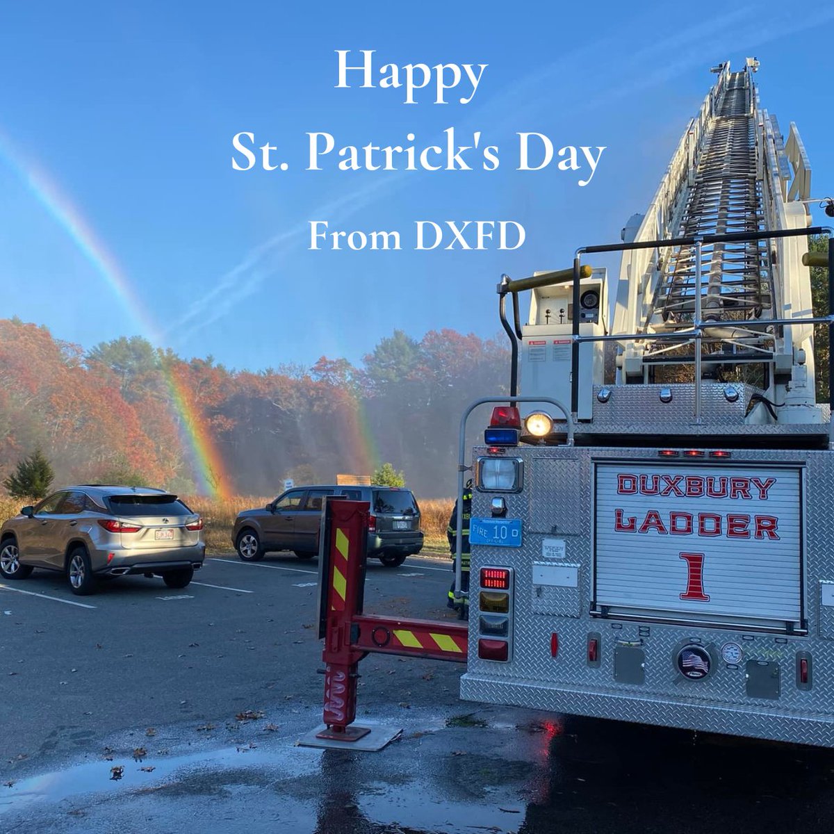 Happy St. Patrick’s Day! ⁠ Remember to celebrate responsibly. ⁠
⁠
#dxfd #stpatricksday #firedepartment