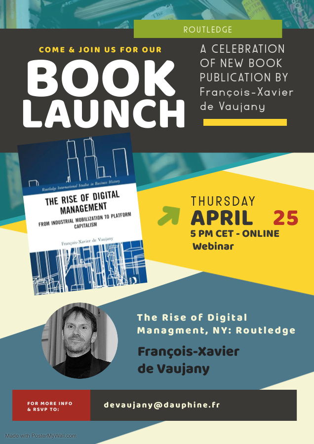 🔔 Already 200 people registered! Join us for the book launch event of 'The Rise of Digital Management' on April 25 at 5 PM CET 💻  Registration for the webinar: lnkd.in/eCeupF_G

#TheRiseofDigitalManagement @routledgebooks