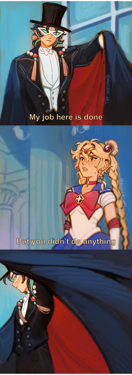 I had to draw the sailor moon meme too ✨ #XiaoAether