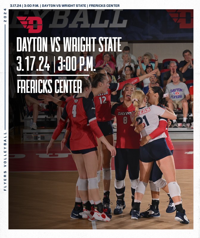 #GAMEDAY‼️ #UDVB vs. Wright State 📍- Dayton, OH 🏟️- Frericks Center ⏰- 3:00 p.m. #UDVB // #FlyerLegacy