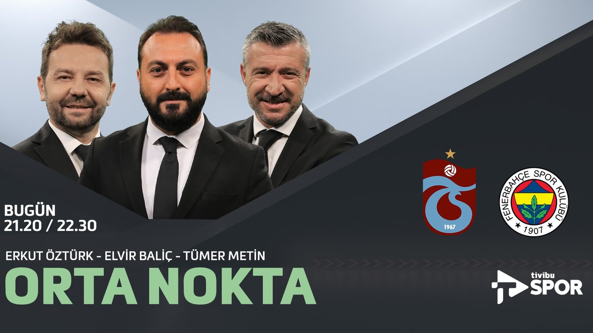 Trabzonspor - Fenerbahçe mücadelesini devre arasında ve sonrasında @ErkutOzturk, @elvir_baljic ve @TumerMetin11, Orta Nokta'da değerlendiriyor. 🔔youtube.com/live/zOQjcUIb-…