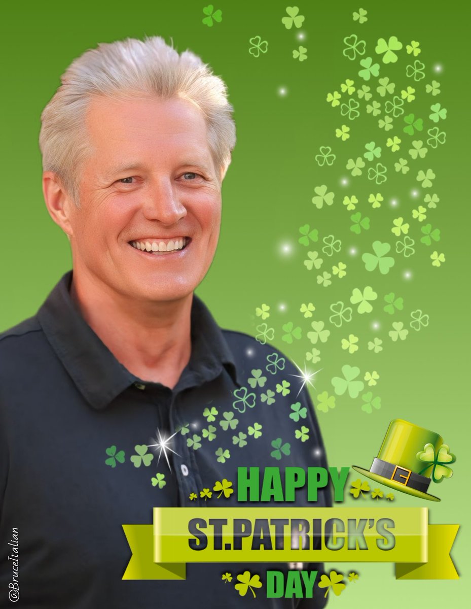 May the road rise up to meet you! 
#BruceBoxleitner
#HappySaintPatricksDay
#SaintPatrick 🍀