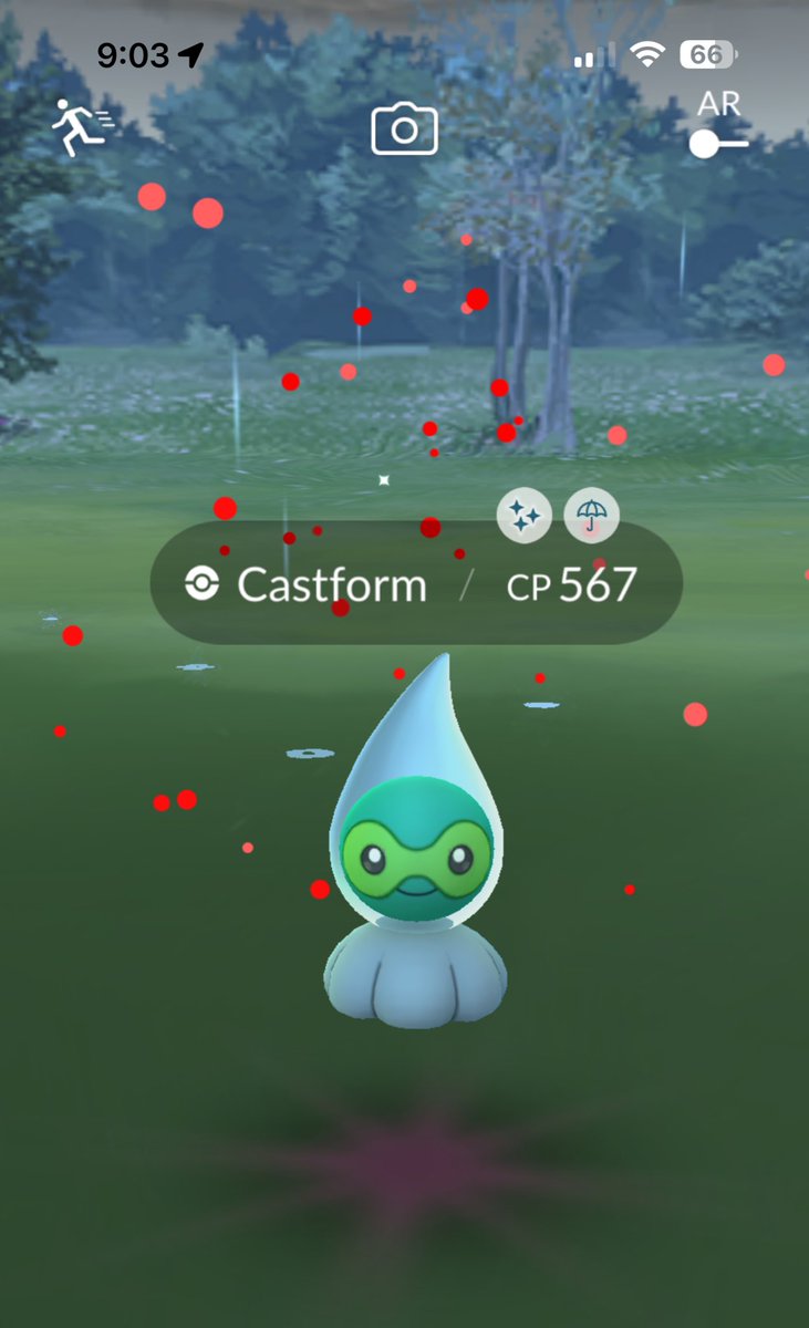 SmileThippy's tweet image. Yay!Yay!got it #Castform   …ʀᵃⁱⁿ*̣̣̥⁎☂ ⛈ *ﾟ𖧷 𓈒𓂂 𓈒𓍼*ﾟ𖧷 𓈒𓂂 𓈒𓍼 #PokemonGO🇦🇺🧢