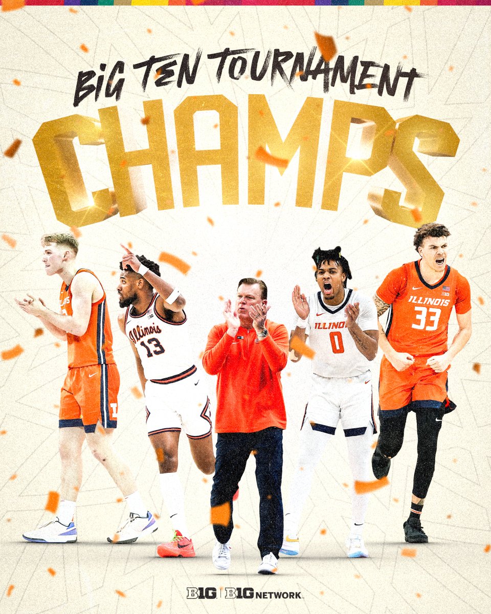 B1GMBBall's tweet image. For the fourth time, Illinois hoists the #B1GMBBT trophy. 🏆