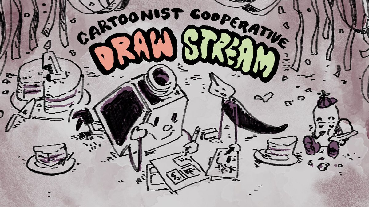 Tomorrow, 4pm PT join us for another drawing stream! Tomorrow’s stream features @korimichele @YukiClarke @pronglesart and @BrendanAlbetski You can camp out at the YT link here 👇 youtube.com/live/368RdcLJx…