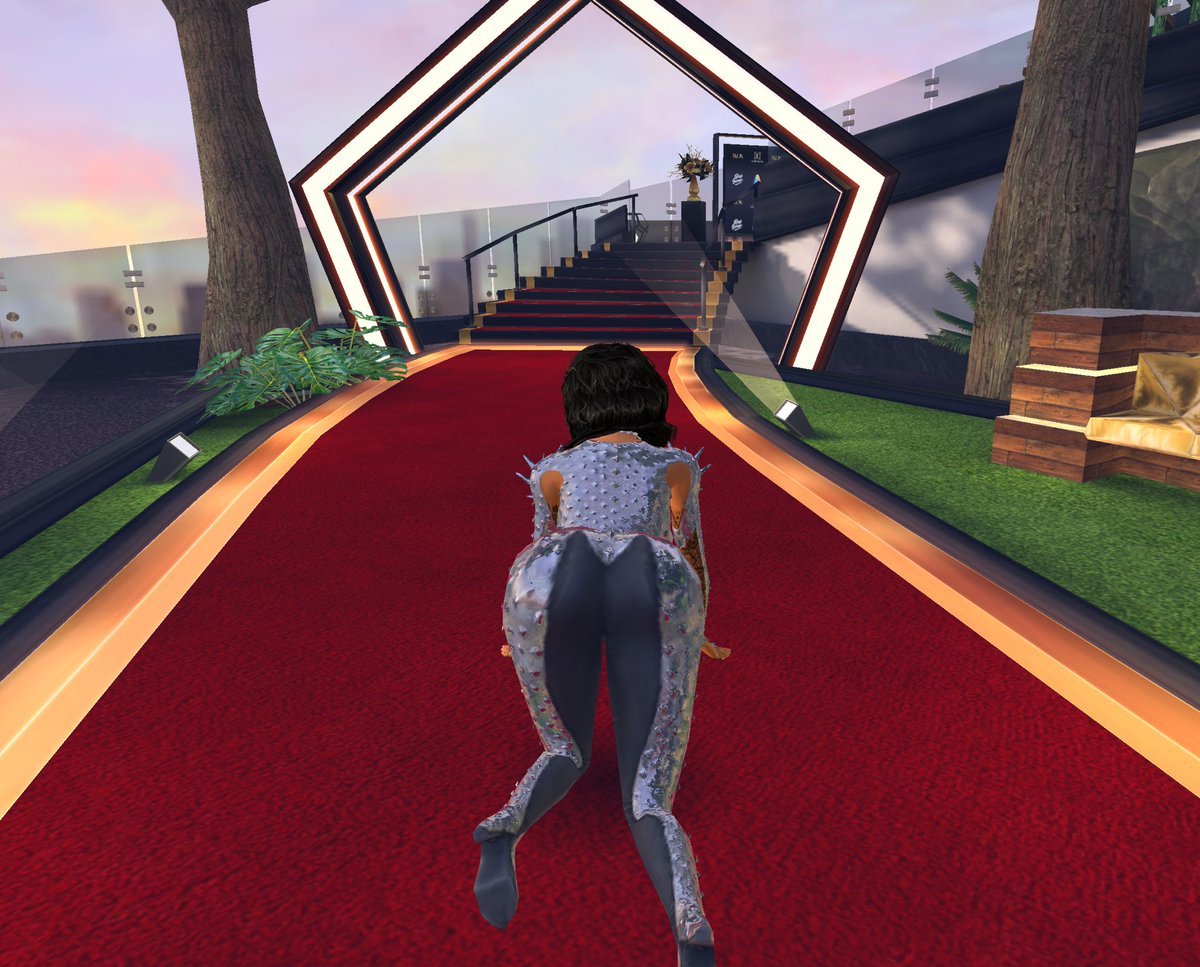 Custom-made chrome aluminum dress😏❤️