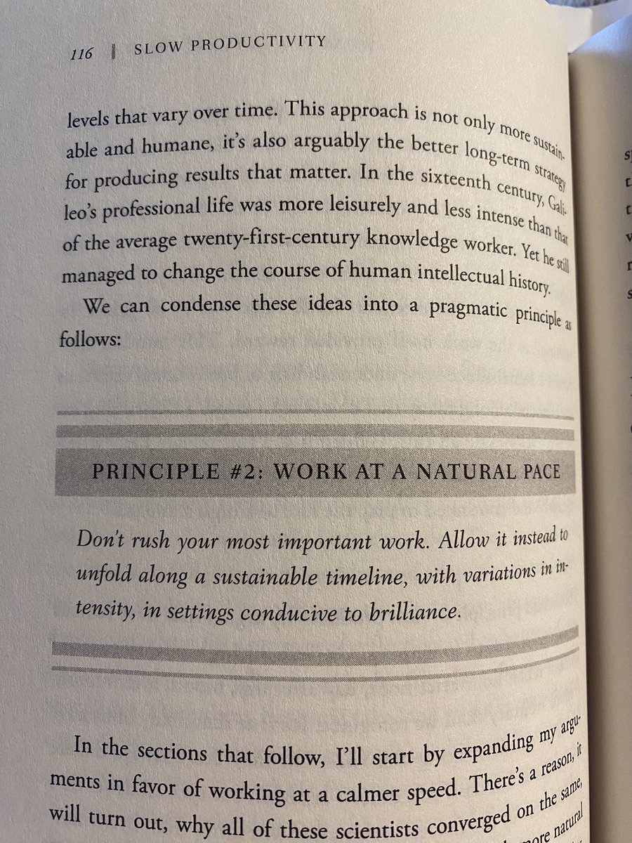 Read this new book on “slow productivity”, a concept inspired by the slow food movement in Italy. Author Cal Newport definitely makes a point here when talking about the natural pace of work! #productivity #productivitytips #ProductivityHacks #academia