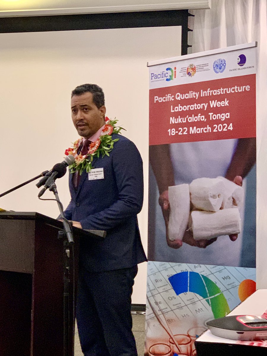 TikoicoloJ's tweet photo. The PQI Laboratory Week was officially opened by Dr. Siale ‘Akau’ola, Minister for Health of the Kingdom of Tonga 🇹🇴. The obj. of the Lab Week is to improve reliable testing services in the Pacific region and it provides an opportunity for networking. #UNIDO #PQI #SPIRIT #PPIU https://t.co/938dqXbBep