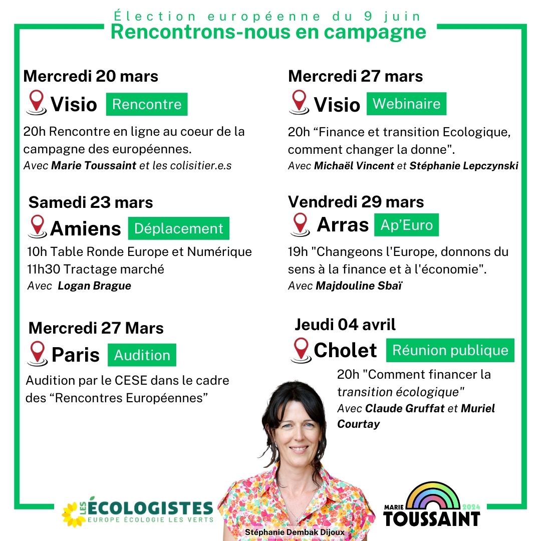 dembak_s's tweet image. 🗓 Agenda de campagne 🇪🇺
De la #finance, beaucoup, du #numerique passionnément, et des rencontres à la folie 💚

📍A Paris, Amiens, Cholet, Arras ou alors en ligne, dans tous les cas, à très bientôt !

#Europennes2024