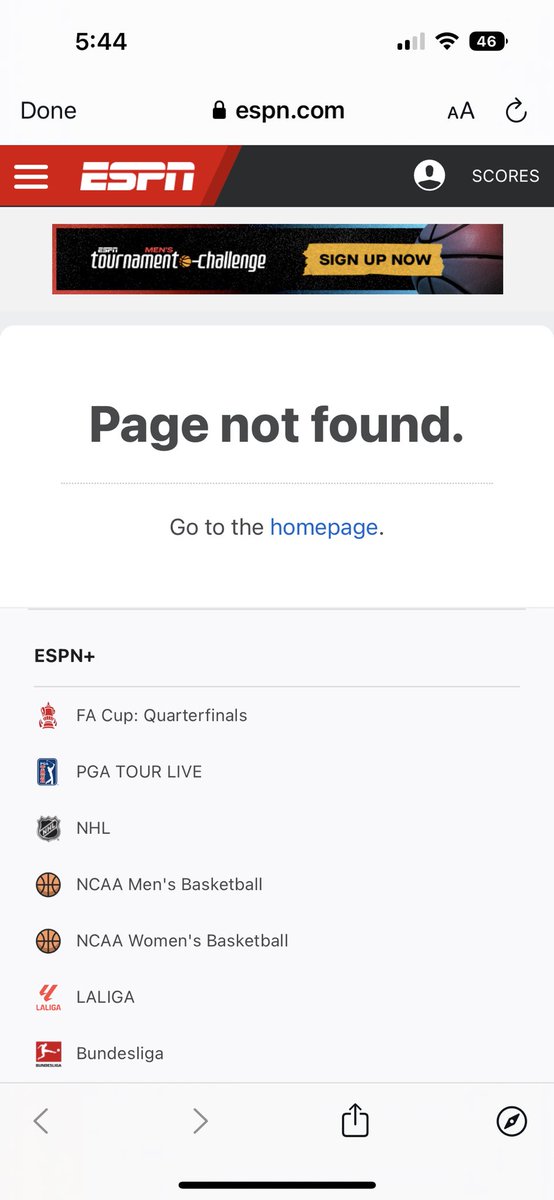 wildcat21's tweet photo. @ESPNLunardi weird this is what you get 15 mins before the selection show. Keep it off line to change your bracket as it goes live? https://t.co/9G3DUYLACb
