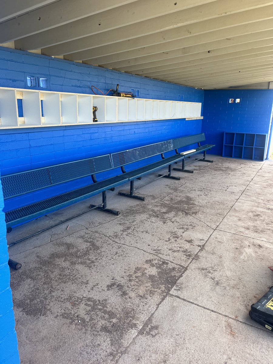 davidoneillLAW's tweet photo. Thanks Marty O’Neill for building the helmet and bat dugout storage at Fontenelle Field. Home of the North Vikings. Looks great! @Connor_Oneill4 @BakerOneill @chance2kinman https://t.co/tsctBUEUG7