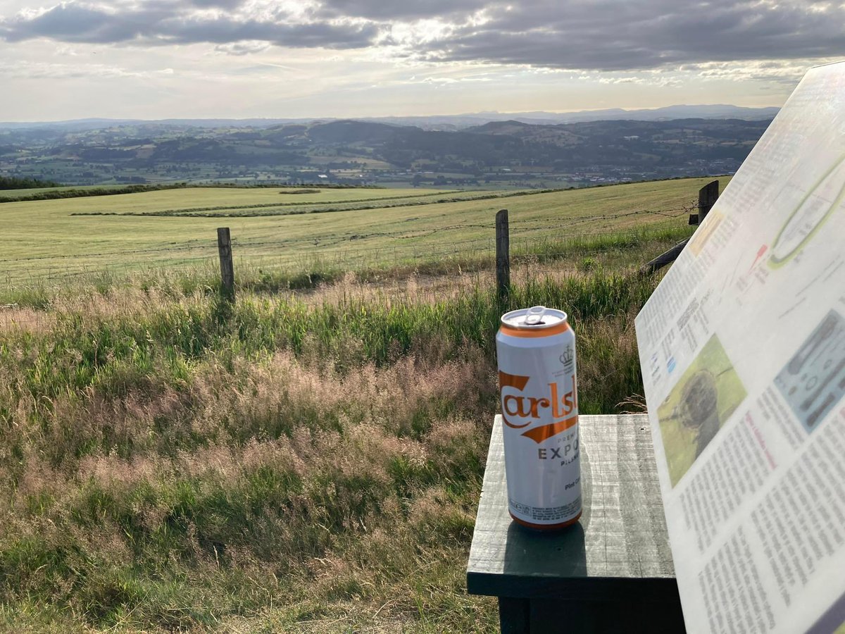 Brew with a view. #offasdyke #wales #hiking #beaconring