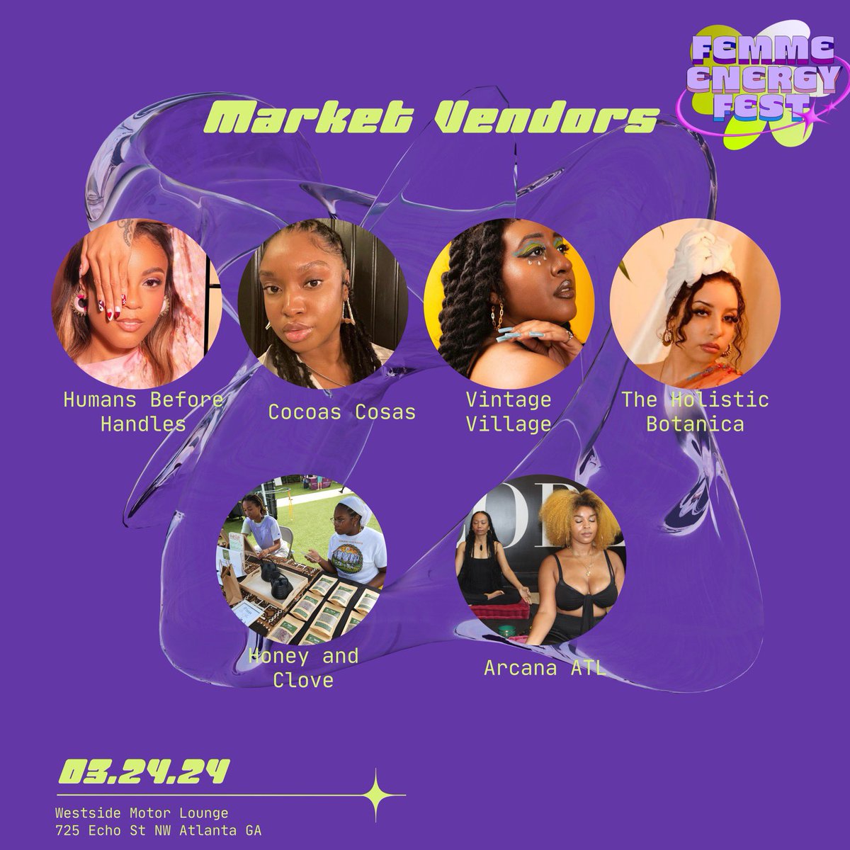 CidneeRich's tweet photo. #ArcanaAtl @FemmeEnergyFest NEXT SUNDAY ☀️✨🔮🧘🏾‍♀️ https://t.co/0ApCJAUiXO