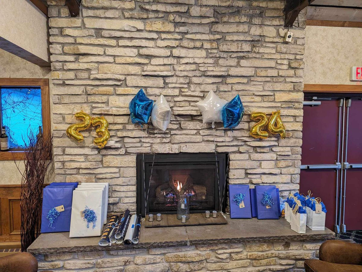 Mukvarsitydance's tweet photo. Our 2023-2024 Varsity Dance Season has officially ended!!

Our banquet was filled with hugs, laughter, tears awards and memories. What an amazing season. Great job ladies!! We officially have 7 new Mukwonago Varsity Dance Alumni 💙💛

#mukdance #banquet  #mukwonagohighschool https://t.co/tJCJFrZu6V