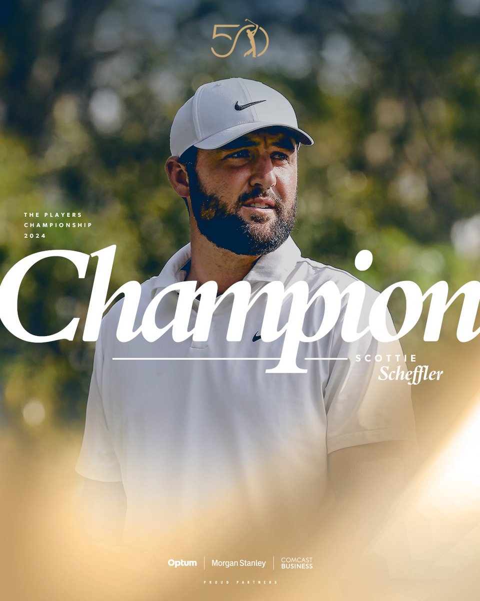 He defines the moment yet again! Scottie Scheffler has won THE PLAYERS 2024. #THEPLAYERS