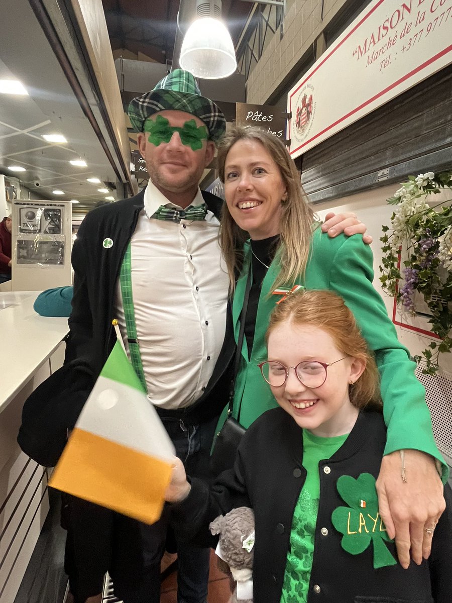 Great turnout for La Fête de la St Patrick in Monaco ☘️☘️☘️